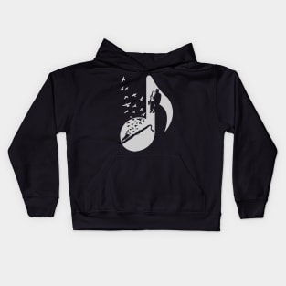 Musical - Bass Clarinet Kids Hoodie